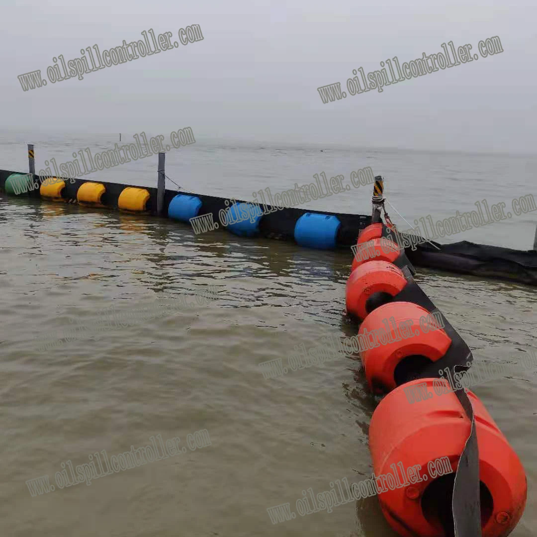 Rubber Floating Barrier Foam Oil Spill Boom