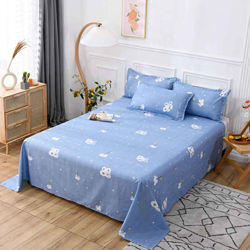 Super Soft Fabric High Quality Classic Design Bed Sheets Set Wholesale Queen Bed Sheets Bed Sheet