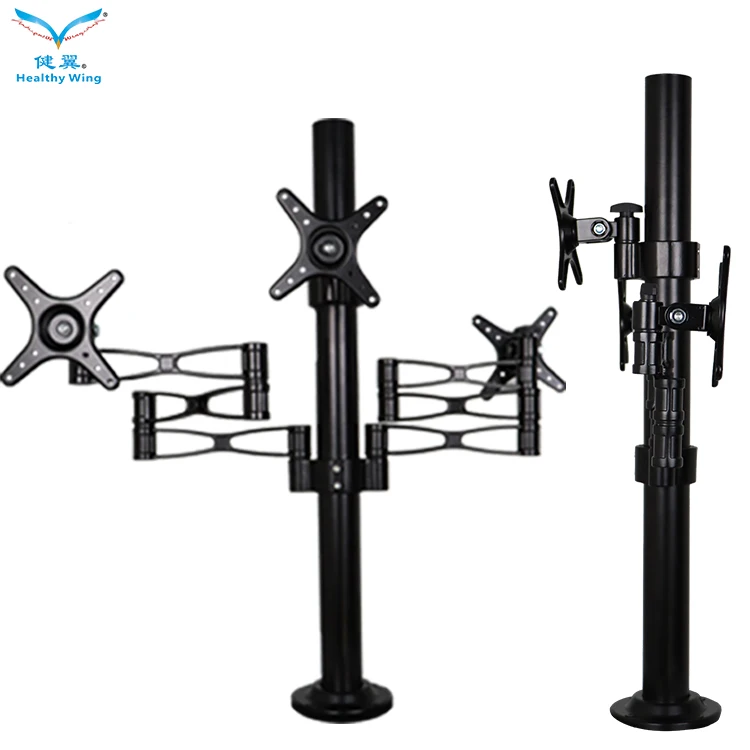 Single Monitor Fully Adjustable For Vesa 75*75 To 100*100mm PC Monitor Arm Desk Mount Monitor Arm