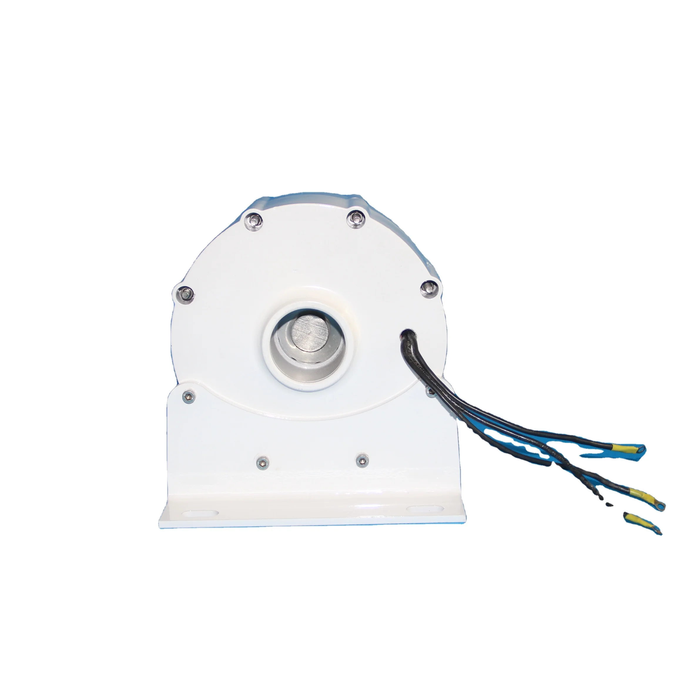 China wind turbine generator 600W mini permanent magnet generators drive by motor and pulley