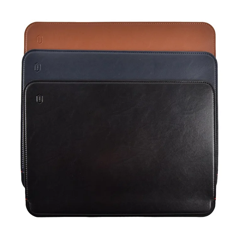WiWU 16.2 inch Ultra Slim OEM Laptop Sleeve for Mac book Leather Waterproof Business Office Computer Cover Case