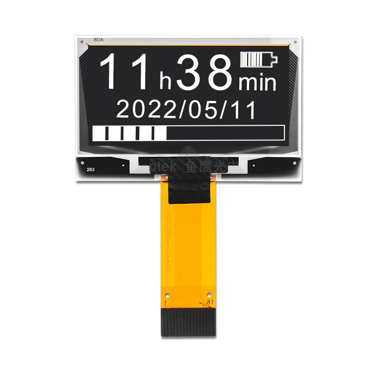 1.3 Inch 128x64 Dot white Color plug-in with connector 16 Pins SPI Interface OLED display screen