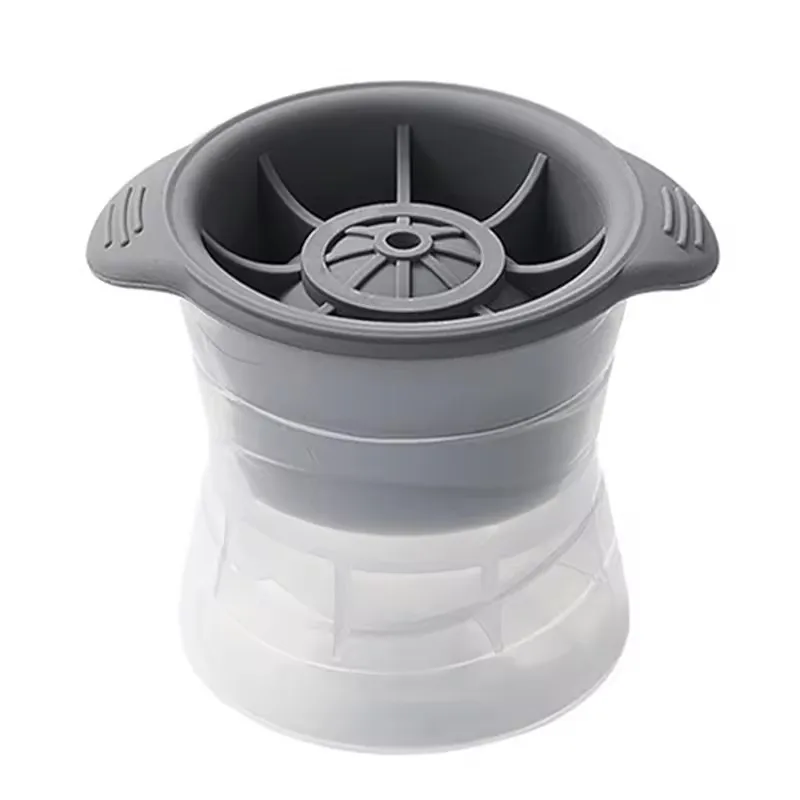 Whiskey Ice Hockey Maker Silicone Round Ice Ball Mold Bar Accessories Slow Melting Large Spherical Frozen Ice Cube Tray