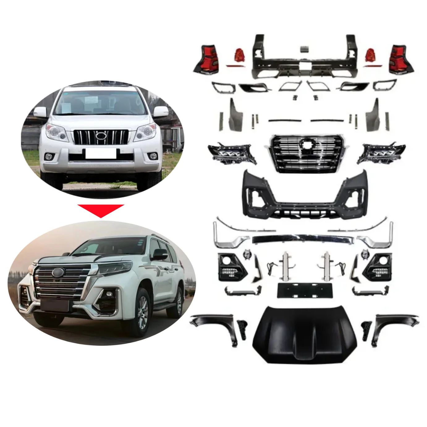 Модернизация HW FJ150 10-17 до навигационного комплекта для Toyota Land Cruiser Prado fj150 2010-2017