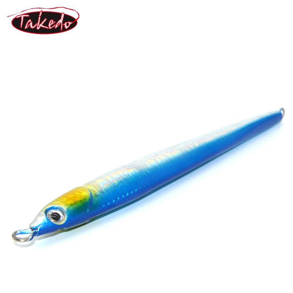  Приманка для окуня TAKEDO светящаяся приманка из глубоководного свинца металлическая джиг-приманка быстротонущие приманки вертикальные свинцовые джиги