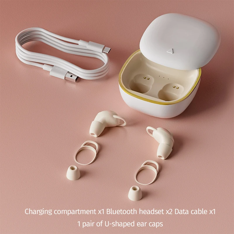 Pro X999 Noise cancelling Hifi BT 5.2 TWS Headphones Portable True wireless Earbuds Mini Sleep Wireless Earphones with Earhook