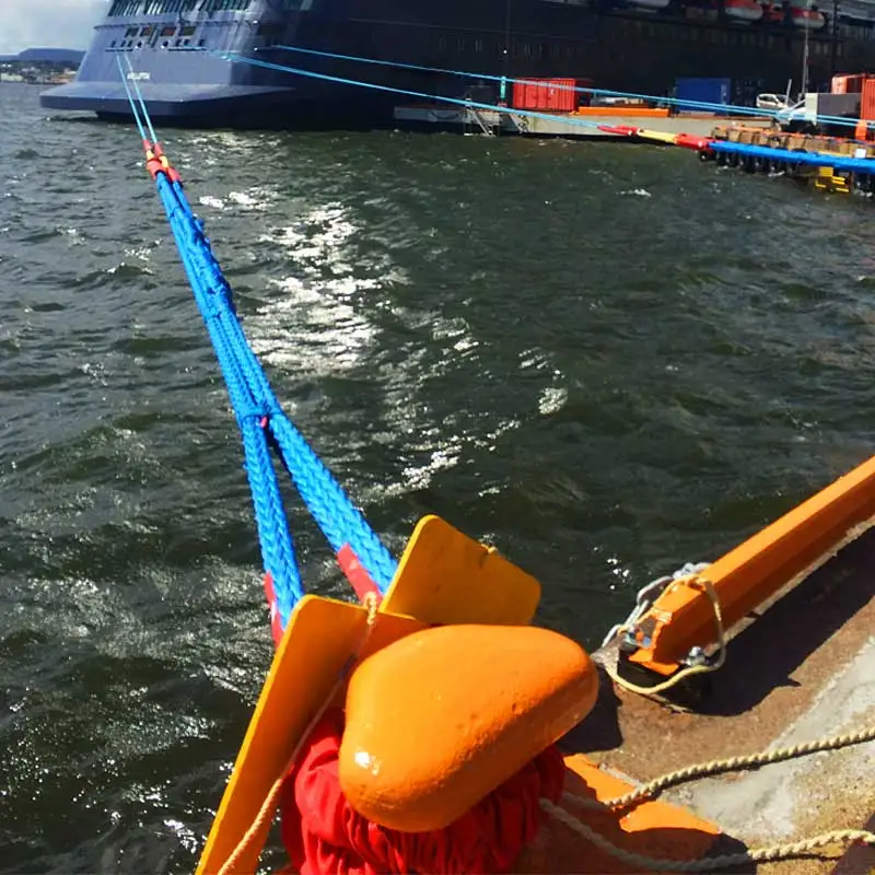 Factory Customize Diameter 8/12 Strands Polypropylene PE PP Polyester Nylon UHMWPE Rope for Ship Towing