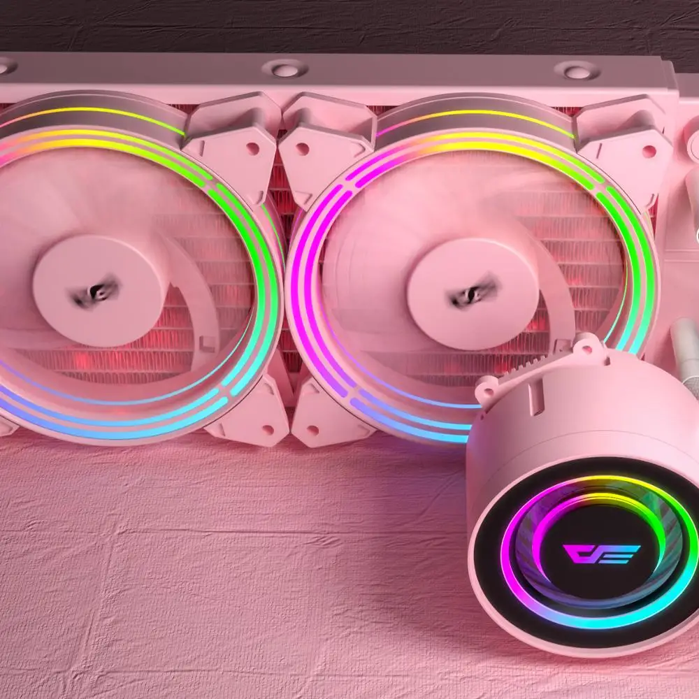 Liquid cooler cpu water cooling and rgb fans pc cpu cooler for computer case