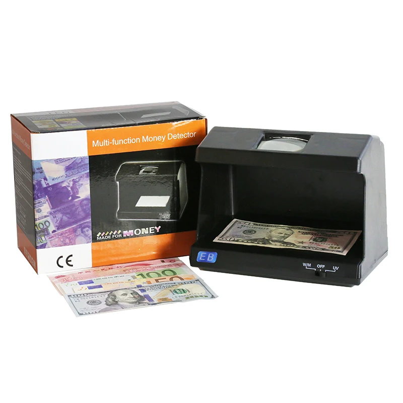 DC-518-3 Handy UV Money Currency Detector Portable Bill Detector 5X Magnifying Glass Counterfeit paper money checker
