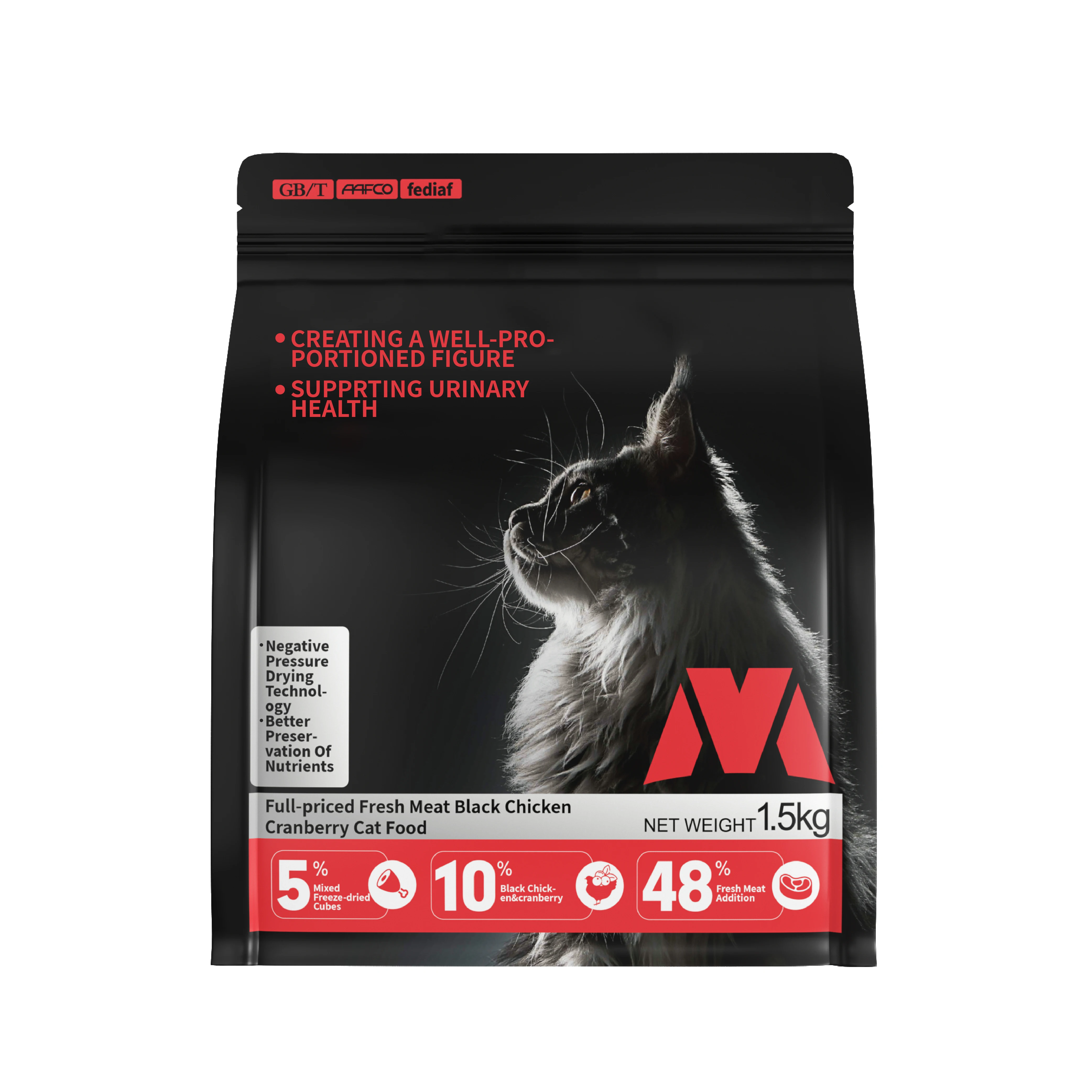 100% натуральный корм для кошек оптом Лучший Качественный сухой домашних животных упаковочный на заказ