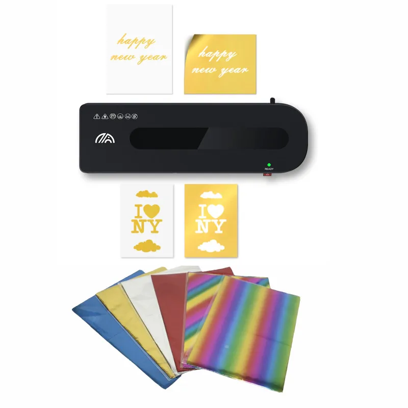 В наличии бумага для горячего тиснения и алюминиевая фольга Настольный ламинатор фольги ламинирования