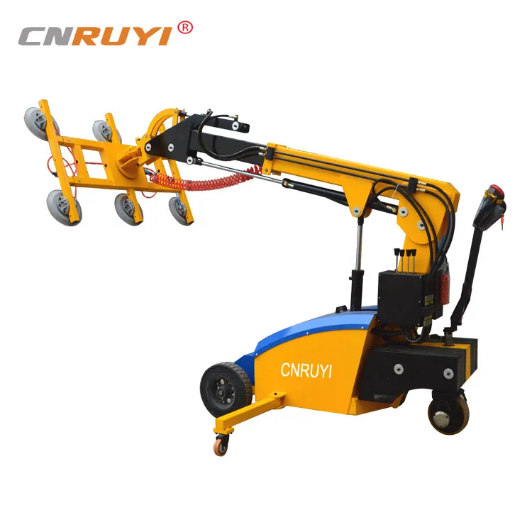 400kg Load Capacity Mobile Insulating Glass Lifting Equipment Electric Glass