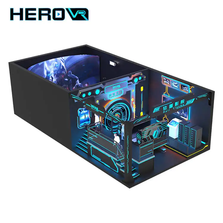 HEROVR  Flight Simulator Digital Cinema Projector Orbital Cinema 3D Bioskop In Visual Feast