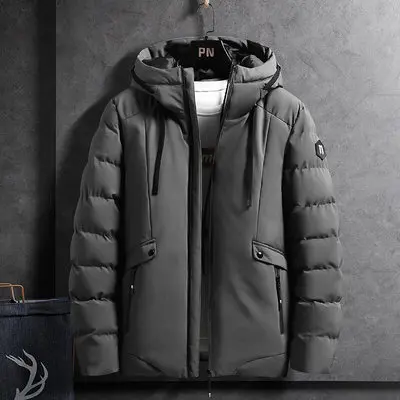 Wholesale Price Men Jacket Winter Thicken Warm Jacket Fashion Comfortable Hooded Jacket