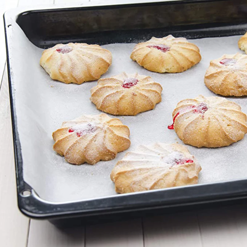 Food Grade Silicone Paper Greaseproof Baking Paper For Cooking High Temperature Custom Size Parchment Paper Sheet