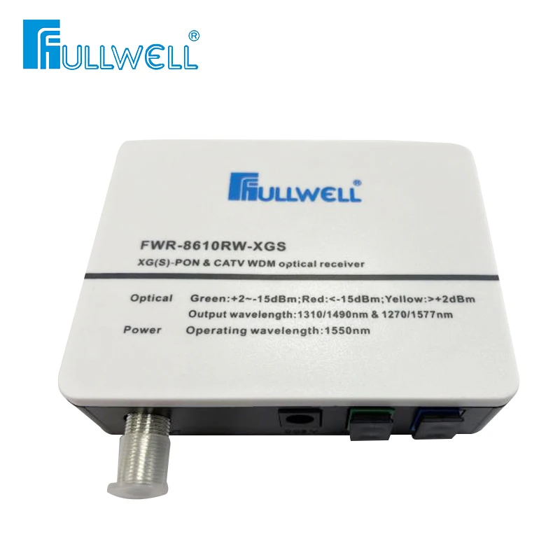 Fullwell FTTH XG(S)-PON NG-PON2 1270/1577 & 1310/1490 нм и активный WDM оптический приемник/мини узел