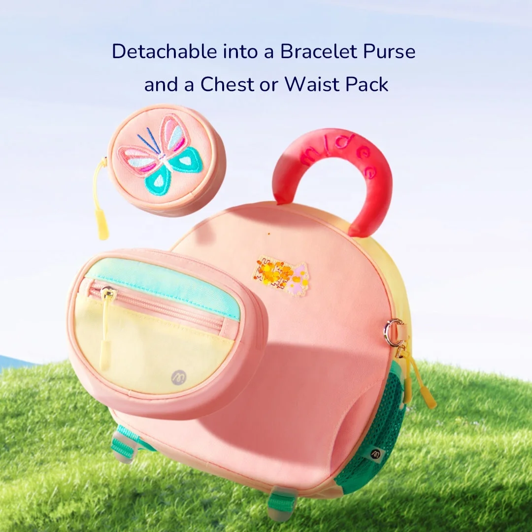 Custom Simple Modern Toddler Kindergarten Elementary Kids School Bag Small Backpack For Girls Boys 1-6 Years