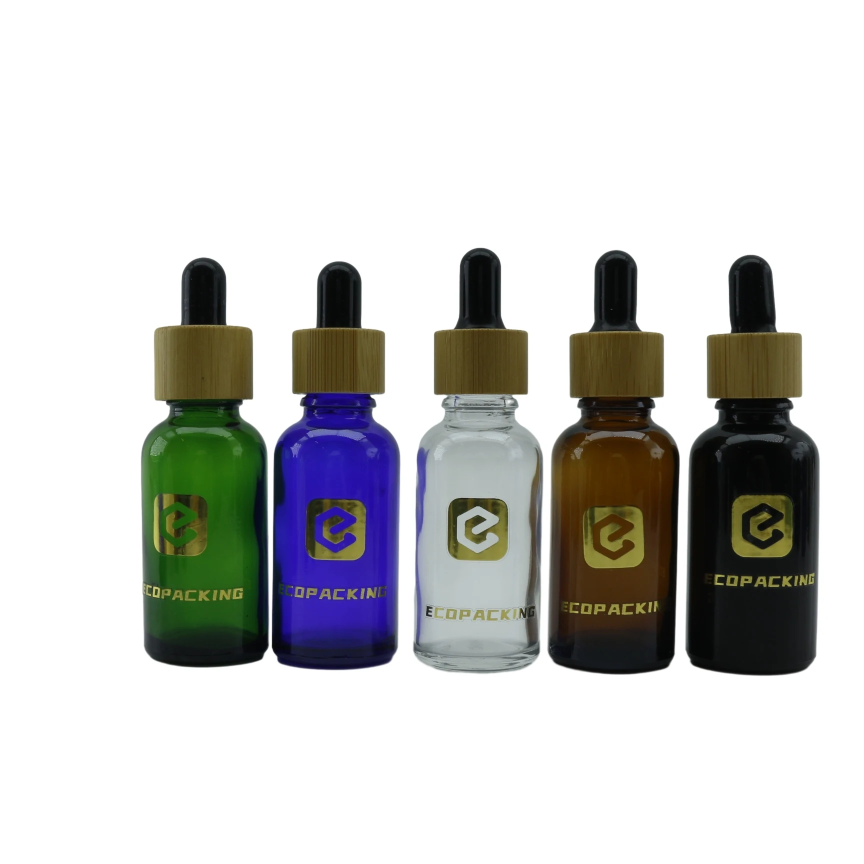 5ml 10ml 15ml 20ml 30ml 50ml 100ml essential oil bottle cosmetic packing frosted clear amber white black glass dropper bottles