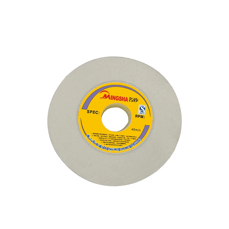 abrasive WA white fused aluminium  vitrified/ceramic grinding wheel polishing wheel spreed 40m/s