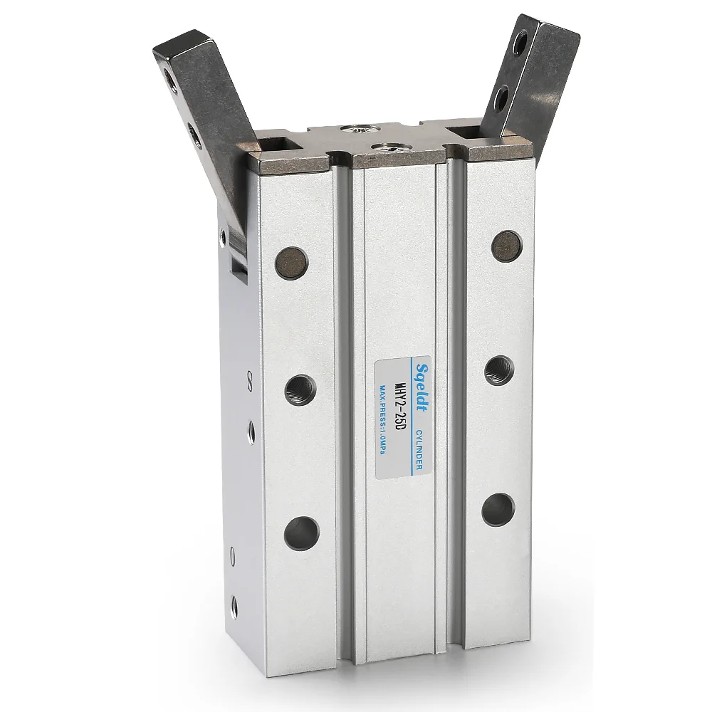 SMC type manipulator gripper 180 degree opening and closing pneumatic finger air  cylinder HFR/MHY2-16D/10D/20D/25D