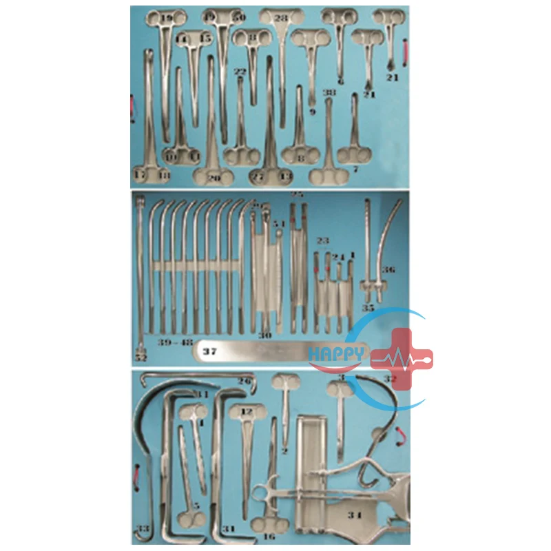 SA0090 Abdominal surgery instruments set Emergency equipment kit for abdominal surgery