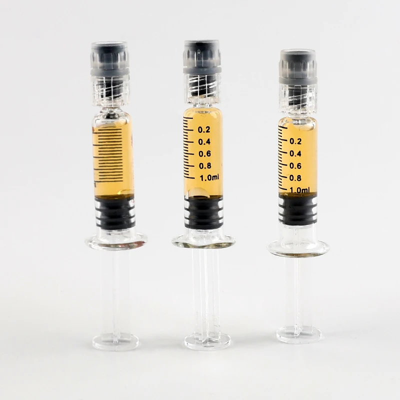 Glass Applicator Luer Lock Syringes w/ Measurements 1ML