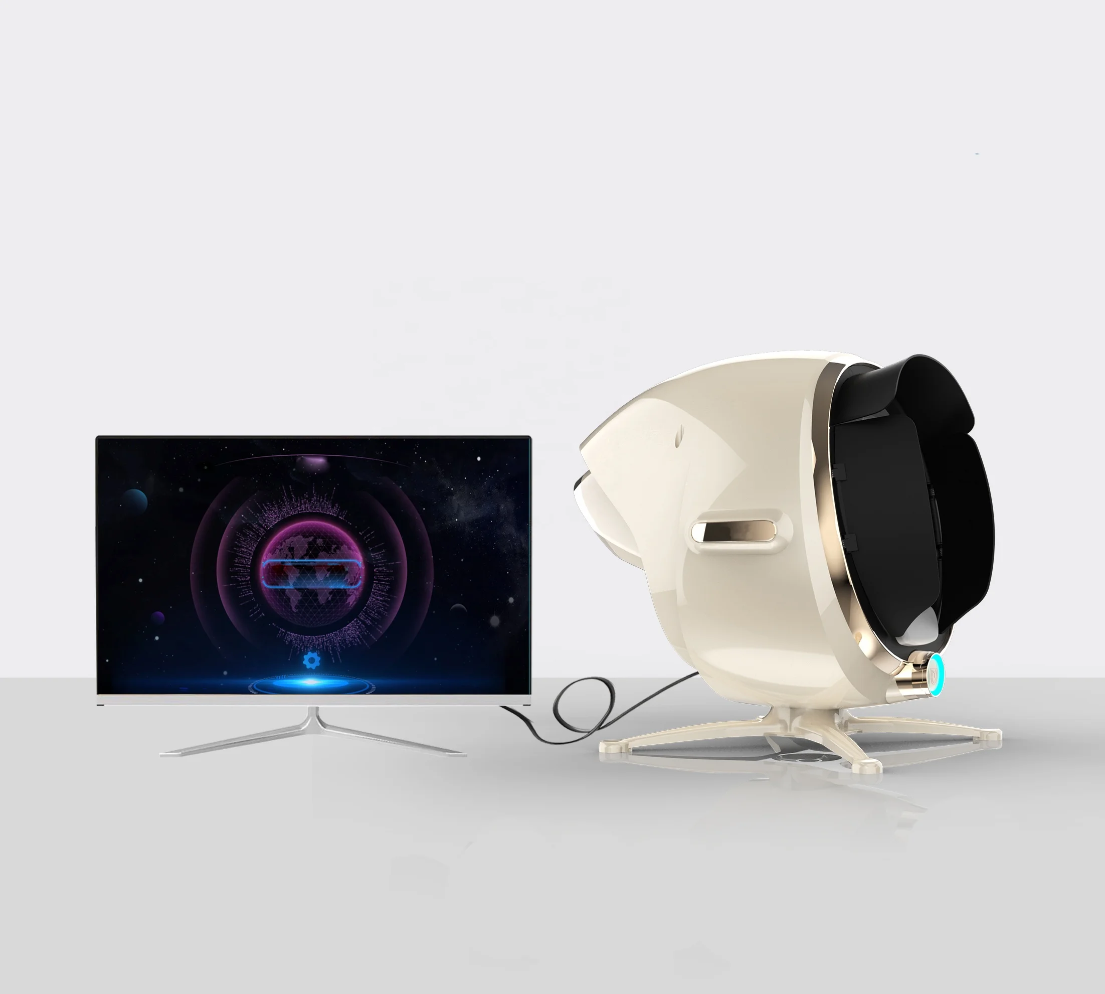 
2021 New Professional facial skin analyzer machine facial skin evaluation skin detection machine salon 