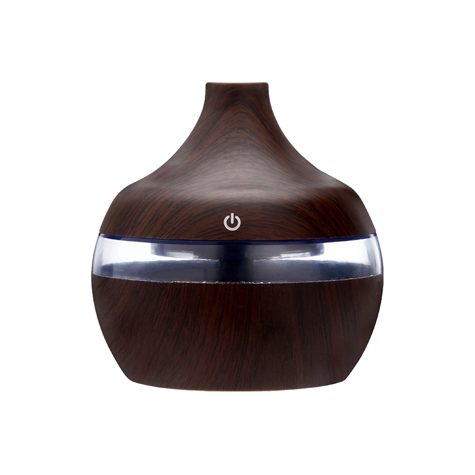 New Electric Humidifier Essential Aroma Oil Diffuser Ultrasonic Wood Grain Air Humidifier Usb Mini Mist Maker Led Light For Home