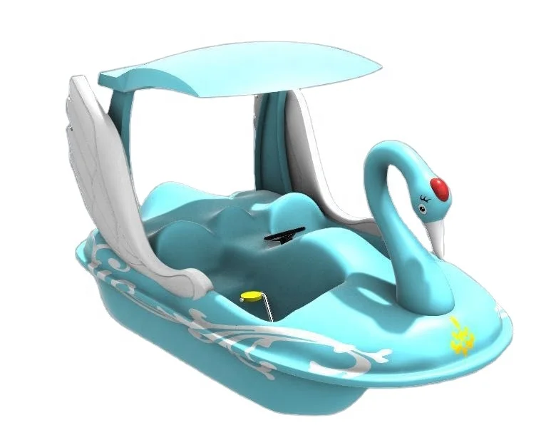 Factory Prices Fiberglass swan pedal boats for family water amusement