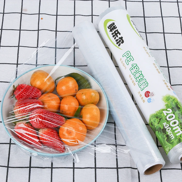 Clear Stretch Professional Fresh Keeping Cling Film Reusable Wrap Food Cellophane Cling Film