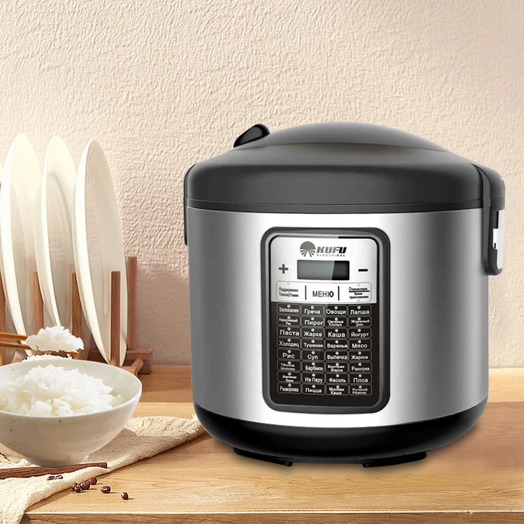 Multipurpose Programmable Digital ELectric Multi Cooker 6L Food Steamer Rice Cooker with Non-Stick Bowl