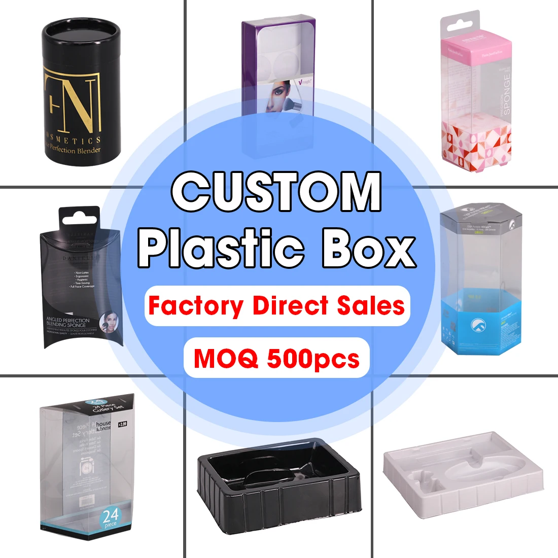 Black PP Plastic Blister Tray Packaging Boxes Company For Sale blister box for toothbrush packaging