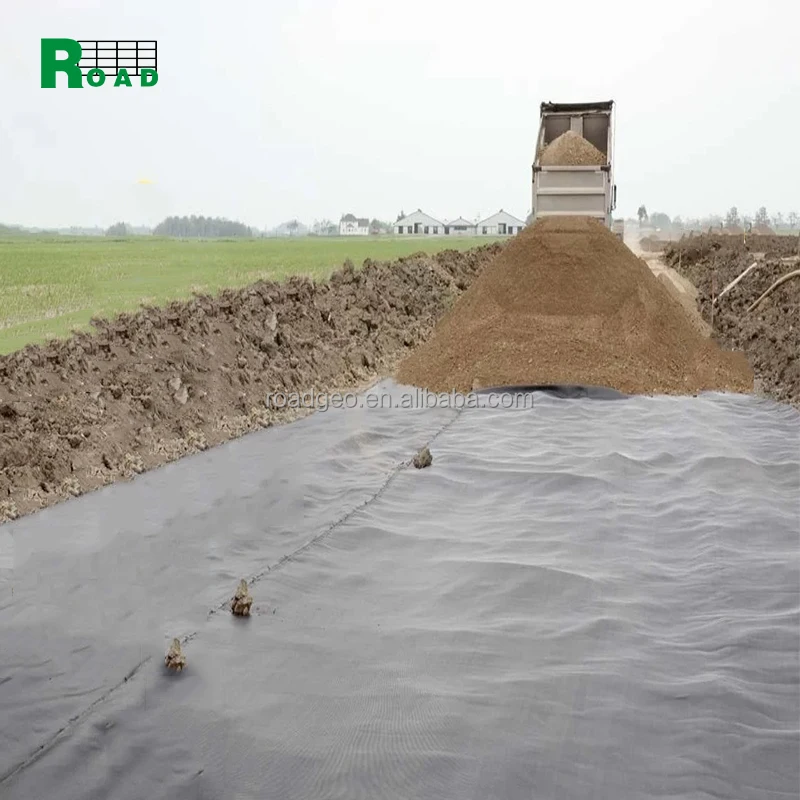 PET PP Woven Fabric Roll of Ground Cover/Silt Fence/Construction Geotextile 40GSM-220GSM