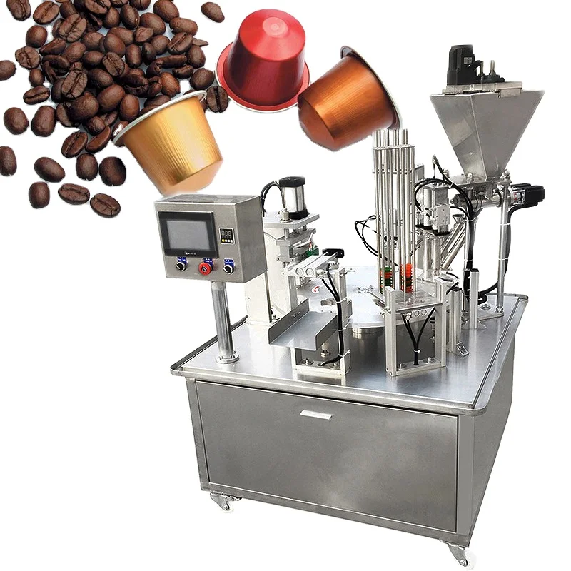 Coffee Capsule Filling Machine Edition For Nespresso Capsules K-cup Filling And Sealing Machine