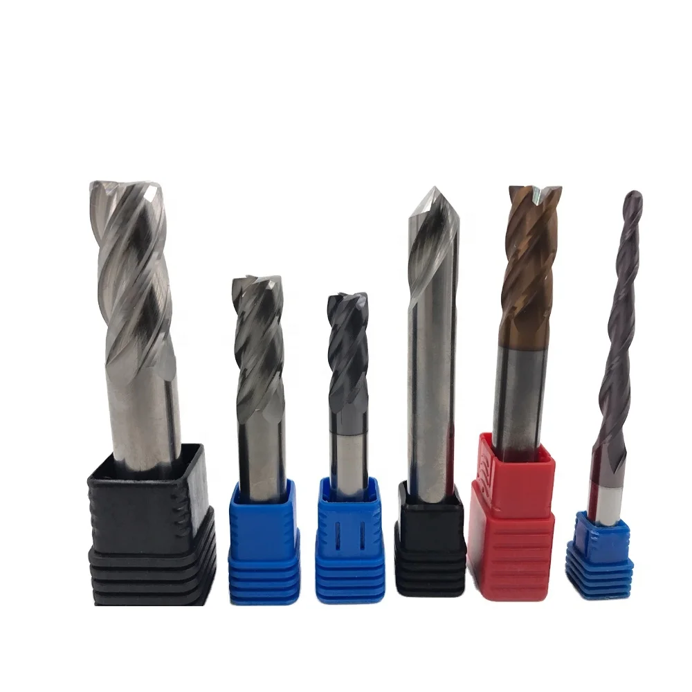 2F HRC55 carbide Flat milling cutter
