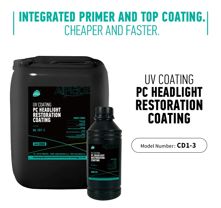 
Headlight repair liquid uv curing varnish coating Headlamp remover 