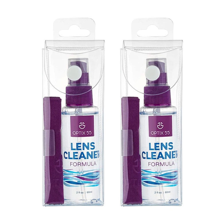 Eyeglasses Cleaning Liquid Spray with Microfiber Cloth Glasses Lens Cleaning Cloth Set