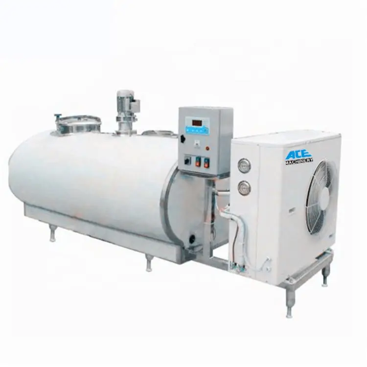 Ace Cooler Plant Cooling Tank Manufacturer Chilling System Dairy Small Scale Milk Processing Equipment
