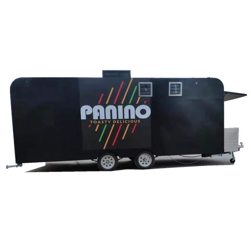 High quality food truck ice cream machine caravan crepe food cart pizza vending machine