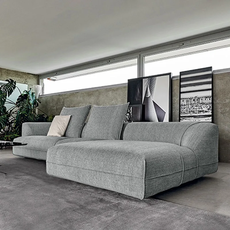 Designer luxury  leather classic sofa living room Decor sofa exclusive  large round sofa for hotel lobby