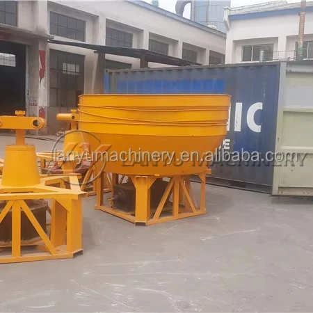China New Wet Pan Mill Machine Gold Selection Grinding Mill with Engine Wet Pan Mill for Gold