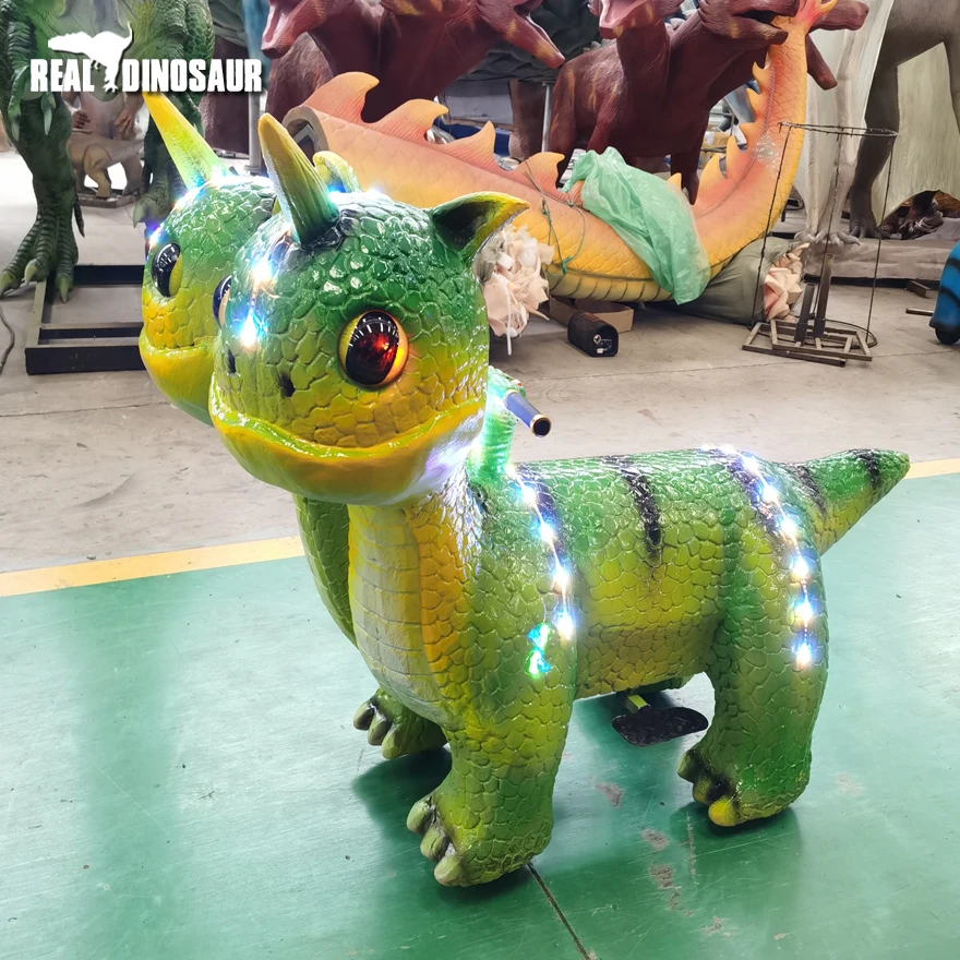 Playground Children Electric Toy Cars Dragon Model