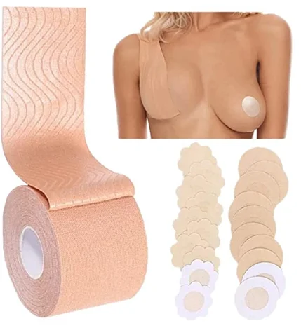 Amazon Best Selling Products Boob Tape with Logo for Big Breast, Made in China Apparel Drop Boob Tape