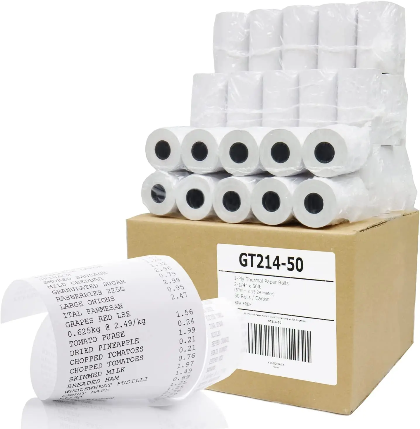 Hot sell 57*40mm thermal paper direct deal thermal thermal till paper roll cash register paper roll