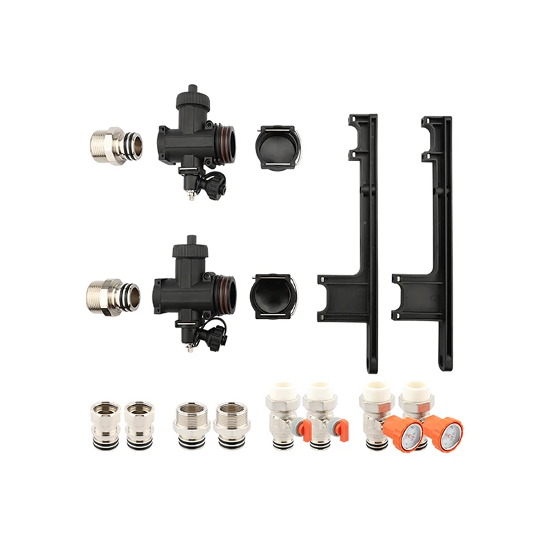 Manual Function Stop Valve and Flow Meter for Water Floor Heating Manifold Temperature Controller for Room or Hotel Application