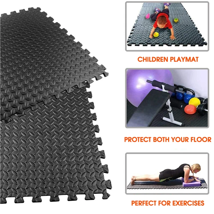 Exercise Gym Flooring Puzzle EVA Floor Tiles Foam Mats
