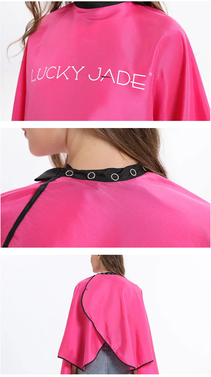 Hairdressing Designer Barber Cape Cheap Hair Cutting Salon Accessories Soft Light Weight Polyester Salon Cape Hairdressers Tools
