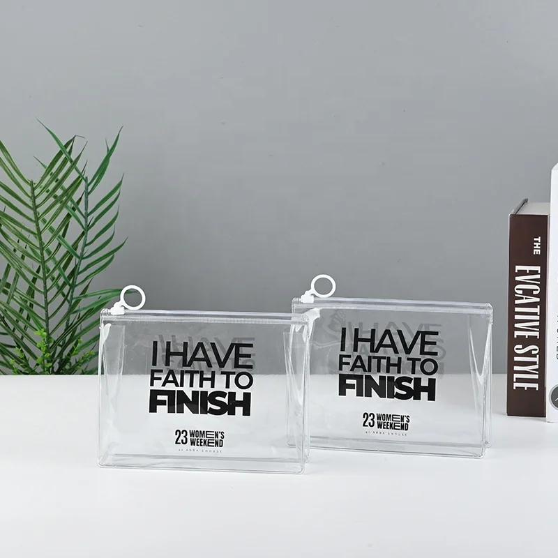 Laser PVC Holographic Travel Makeup Bag Shiny Iridescent Striped Design Zipper Cosmetic Bag for Girls Fashionable Style