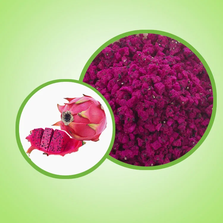 Lujia unique superfood is freeze-dried then finely ground to create a blendable powder freeze dried pitaya