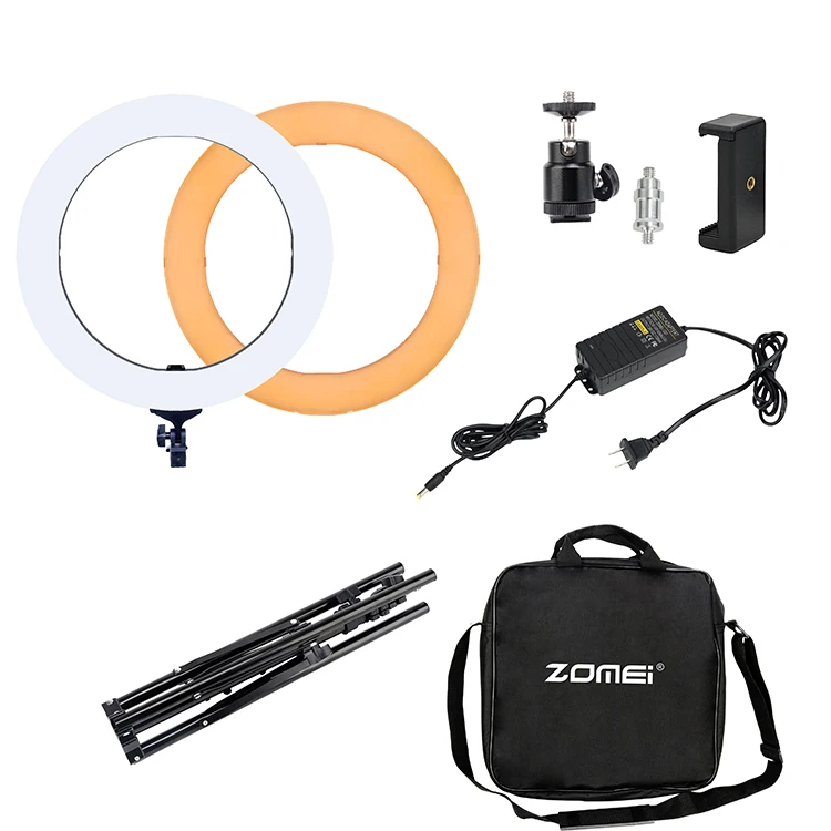 Photo/Studio/Phone/Video Led Ringlight with Filter Mirror Tripod Stand Led Lamp Ring Light for photography lighting
